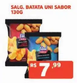 Supermercados Pague Menos Salg. batata uni sabor oferta