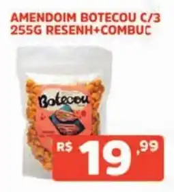 Supermercados Pague Menos amendoim botecou c/3 oferta