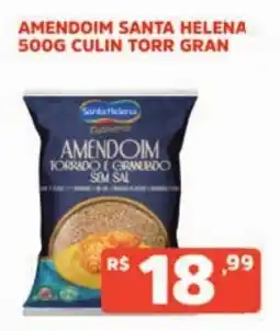 Supermercados Pague Menos amendoim santa helena torrado e granulado sem sal oferta