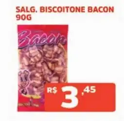 Supermercados Pague Menos Salg. biscoitone bacon oferta