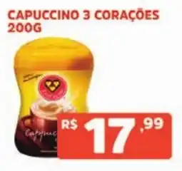 Supermercados Pague Menos Capuccino 3 corações oferta