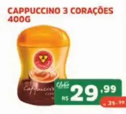 Supermercados Pague Menos Cappuccino 3 corações oferta