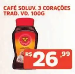 Supermercados Pague Menos Café soluv 3 corações trad oferta