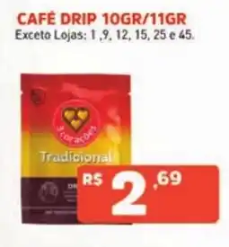 Supermercados Pague Menos Café drip 10gr/11gr oferta