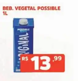 Supermercados Pague Menos Beb. vegetal possible oferta