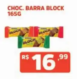 Supermercados Pague Menos Choc. barra block oferta