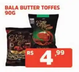 Supermercados Pague Menos bala butter toffees oferta