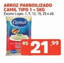 Supermercados Pague Menos Arroz parboilizado camil tipo 1 oferta