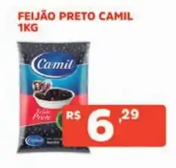 Supermercados Pague Menos Feijão preto camil oferta