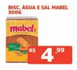 Supermercados Pague Menos bisc água e sal mabel oferta