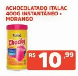 Supermercados Pague Menos Achocolatado italac instantâneo - morango oferta