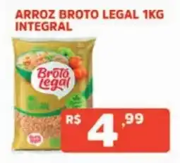 Supermercados Pague Menos Arroz broto legal integral oferta
