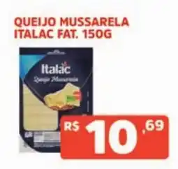 Supermercados Pague Menos Queijo mussarela italac oferta