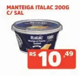 Supermercados Pague Menos Manteiga italac oferta