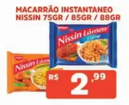 Supermercados Pague Menos macarrão instantâneo nissin oferta