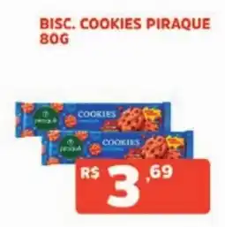Supermercados Pague Menos bisc. cookies piraque oferta