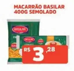 Supermercados Pague Menos Macarrão basilar oferta