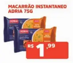 Supermercados Pague Menos Macarrão instantâneo adria oferta