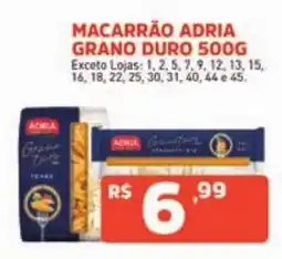 Supermercados Pague Menos Macarrão adria grano duro oferta