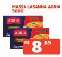 Supermercados Pague Menos Massa lasanha adria oferta
