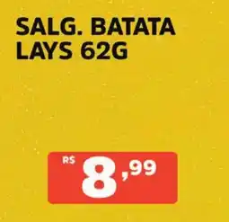 Supermercados Pague Menos salg. batata lays 62g oferta