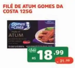 Supermercados Pague Menos filé de atum gomes da costa oferta