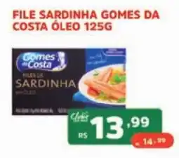 Supermercados Pague Menos File sardinha gomes da costa óleo oferta
