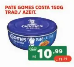 Supermercados Pague Menos Pate gomes costa azeit oferta