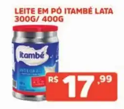Supermercados Pague Menos Leite em pó itambé lata integral oferta