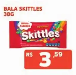 Supermercados Pague Menos Bala skittles oferta
