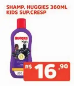 Supermercados Pague Menos Shamp. huggies kids sup.cresp oferta