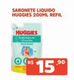 Supermercados Pague Menos Sabonete liquido huggies oferta
