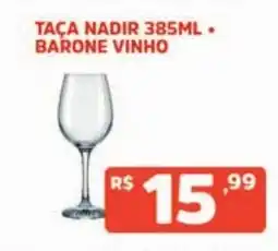 Supermercados Pague Menos Taça nadir 385ml • barone vinho oferta