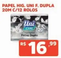 Supermercados Pague Menos Papel hig. uni f. dupla oferta