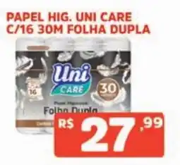 Supermercados Pague Menos Papel hig. uni care folha dupla oferta