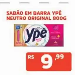 Supermercados Pague Menos Sabão em barra ypê neutro original oferta