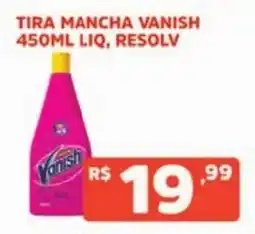 Supermercados Pague Menos tira mancha vanish oferta