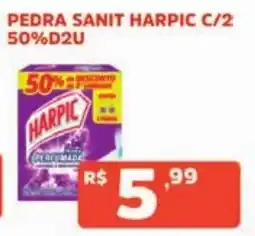 Supermercados Pague Menos Pedra sanit harpic c/2 oferta