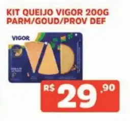 Supermercados Pague Menos kit queijo vigor 200g parm/goud/prov def oferta
