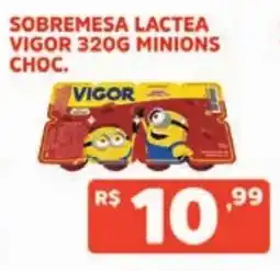Supermercados Pague Menos sobremesa lacteia vigor 320g minions choc. oferta