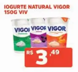 Supermercados Pague Menos Iogurte natural vigor oferta