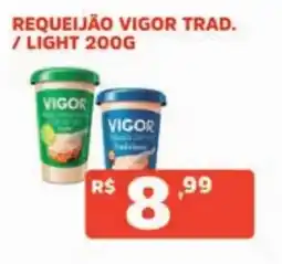 Supermercados Pague Menos Requeijão vigor trad. / light oferta