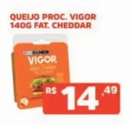 Supermercados Pague Menos Queijo proc. vigor 140g fat. cheddar oferta