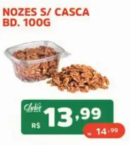 Supermercados Pague Menos Nozes s/ casca oferta