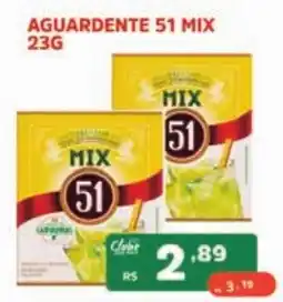 Supermercados Pague Menos aguardente 51 mix oferta