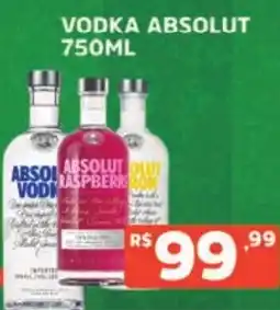 Supermercados Pague Menos Vodka absolut oferta