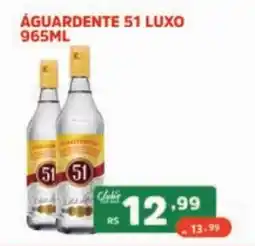 Supermercados Pague Menos Águardente 51 luxo oferta