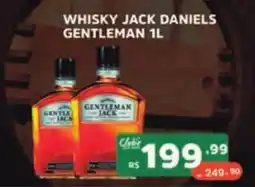 Supermercados Pague Menos whisky jack daniels gentleman 1l oferta