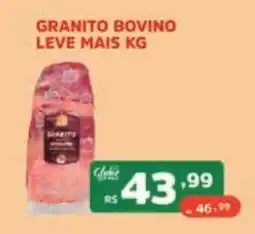 Supermercados Pague Menos Granito bovino leve mais kg oferta