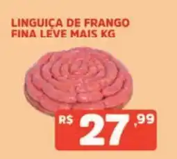 Supermercados Pague Menos Linguiça de frango fina oferta